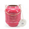 teelichthalter aus emaille - lebhaftem pink