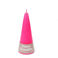 small cone candle - bright pink