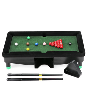 mini tabletop snooker game set