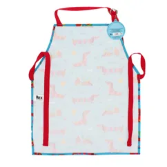 wipeable cotton children's apron - sunny sausage dog wipeable cotton children's apron - sunny sausage dog