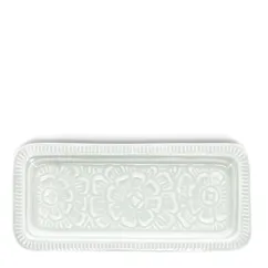 enamel trinket tray - light grey enamel trinket tray - light grey