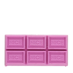 chocolate bar eraser - pink