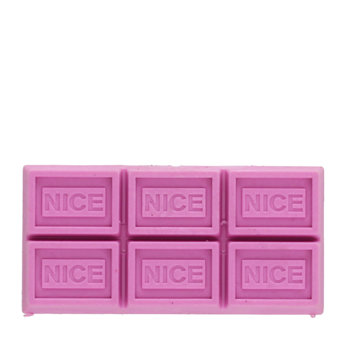 chocolate bar eraser - pink