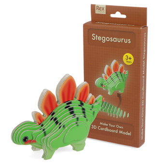 gestalte dein eigenes 3d-tier-modell - stegosaurus