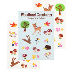 temporary tattoos - woodland creatures