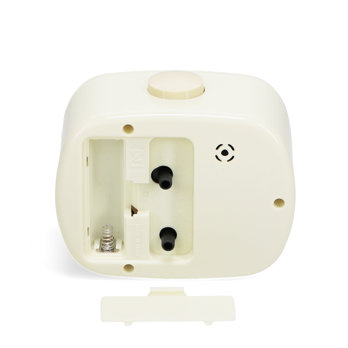 retro alarm clock - ivory white