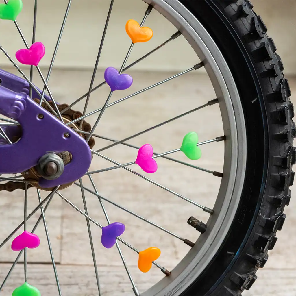 radio bicicleta corazones- fairies in the garden