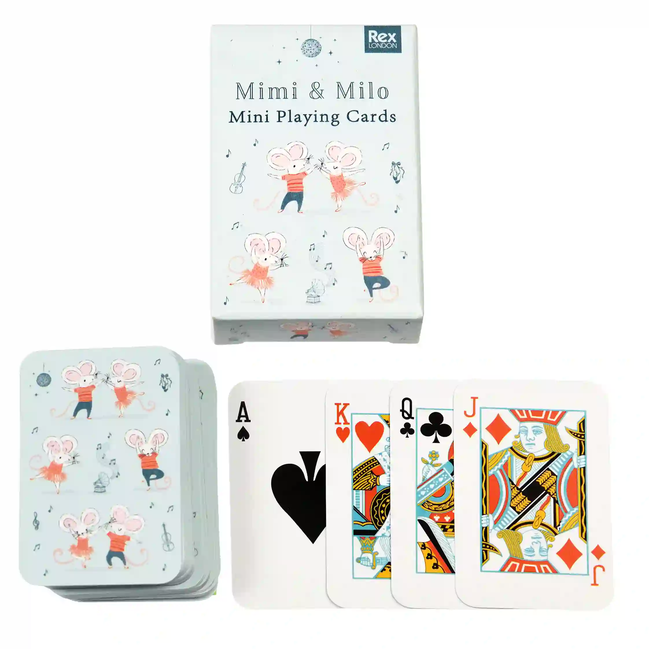 mini playing cards - mimi and milo