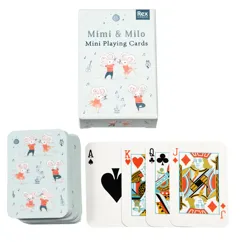 mini cartes à jouer mimi et milo