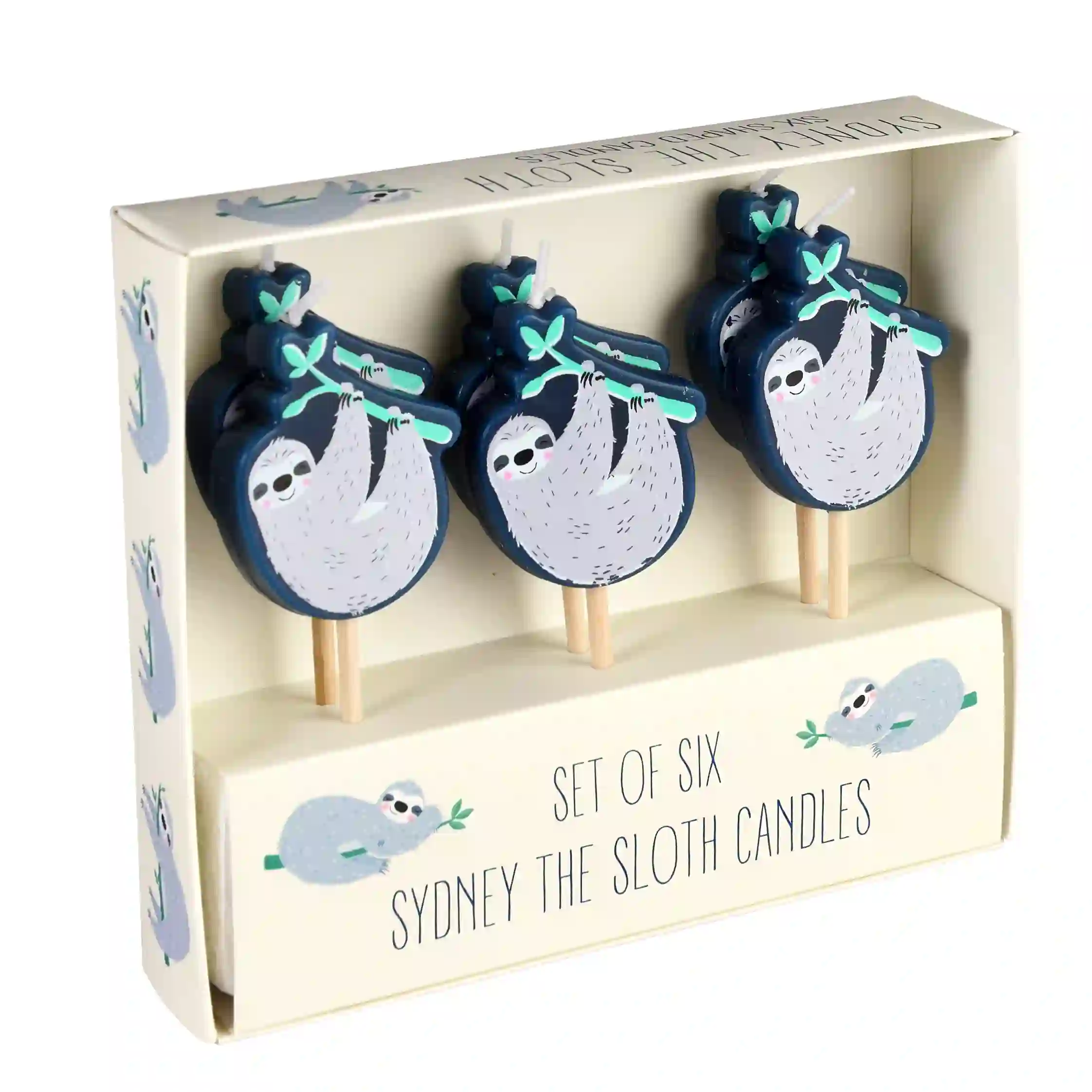 velas de cumpleaños sydney the sloth