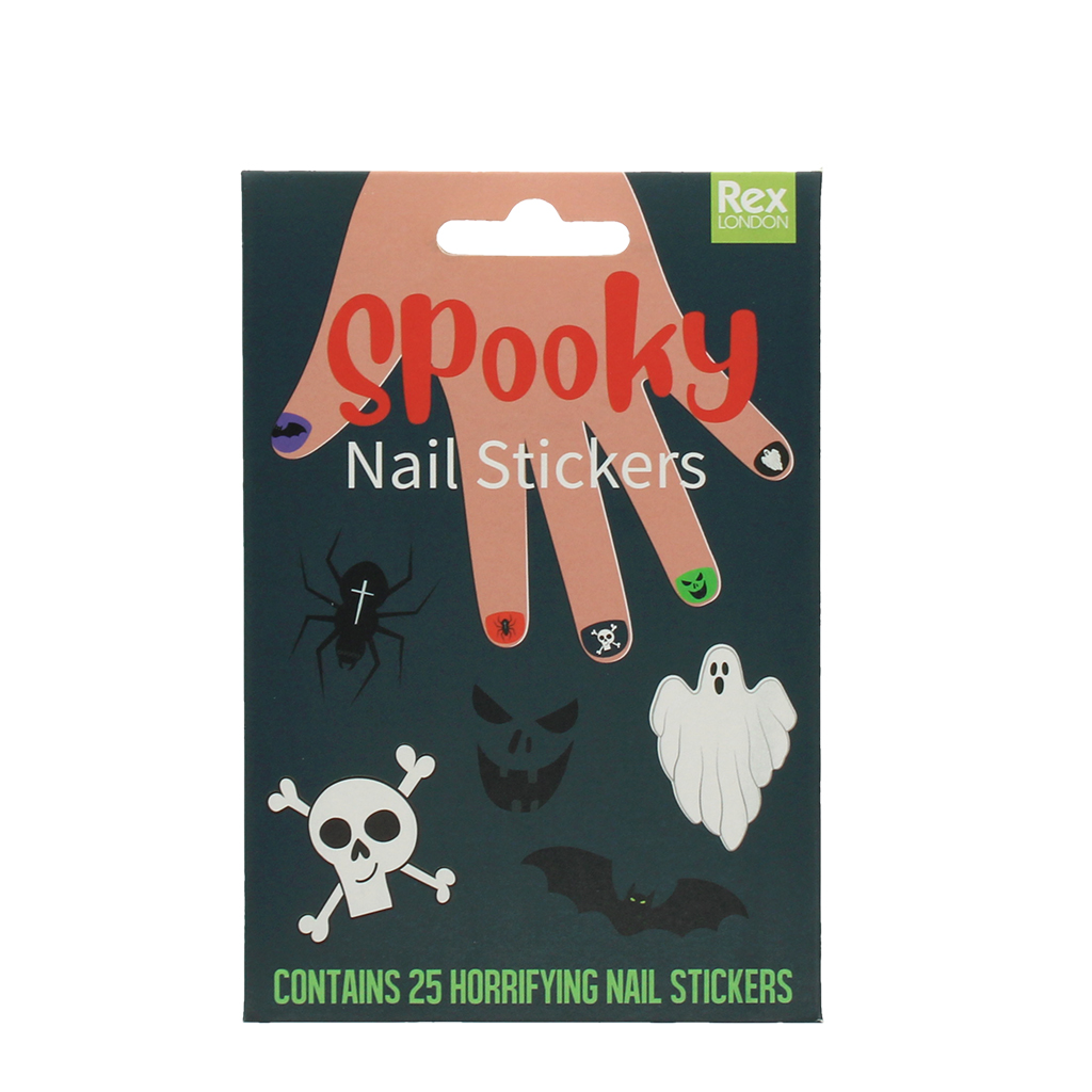 children's nail stickers - spooky