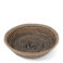 conical jute decorative bowl - cotton stitching