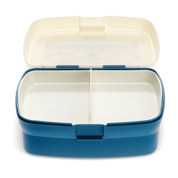 lunch box with tray - tfl vintage poster "cup final"
