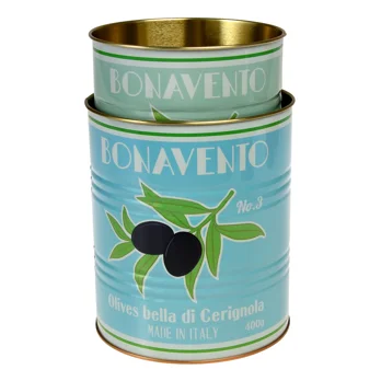 medium storage tins (set of 2) - bonavento medium storage tins (set of 2) - bonavento