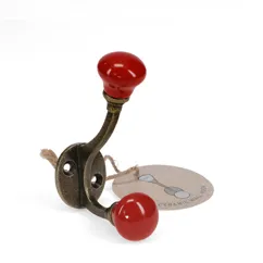 panier double en céramique - rouge panier double en céramique - rouge