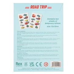 tatouages temporaires road trip (2 feuilles) tatouages temporaires road trip (2 feuilles)