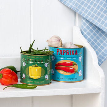 mini-boîtes de rangement (lot de 2) – paprika and pepper