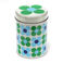 vorratsdose - blue and green daisy