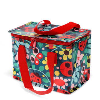 insulated lunch bag - ladybird
