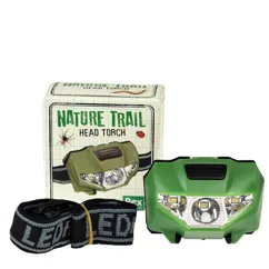 childrens led head torch - nature trail childrens led head torch - nature trail