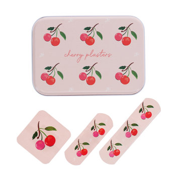 pansements pour enfants en boîte métallique (30 pièces) - little cherry