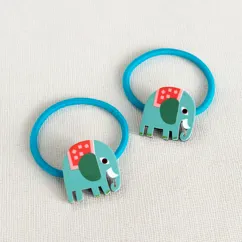 elephant hair tie (set of 2) - wild wonders elephant hair tie (set of 2) - wild wonders