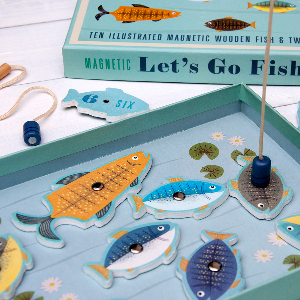jeu magnetique 'let's go fishing'