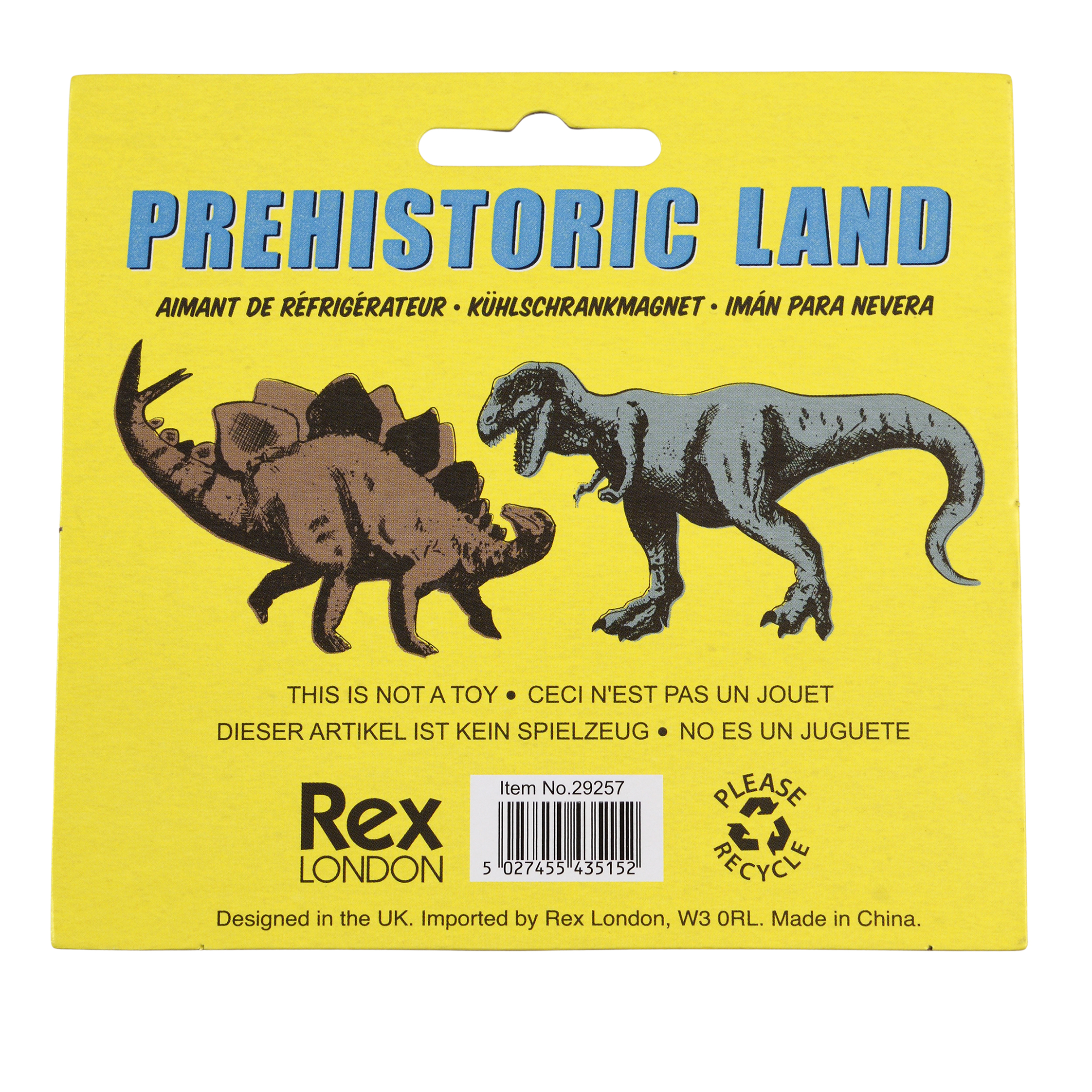 aimant de réfrigérateur prehistoric land