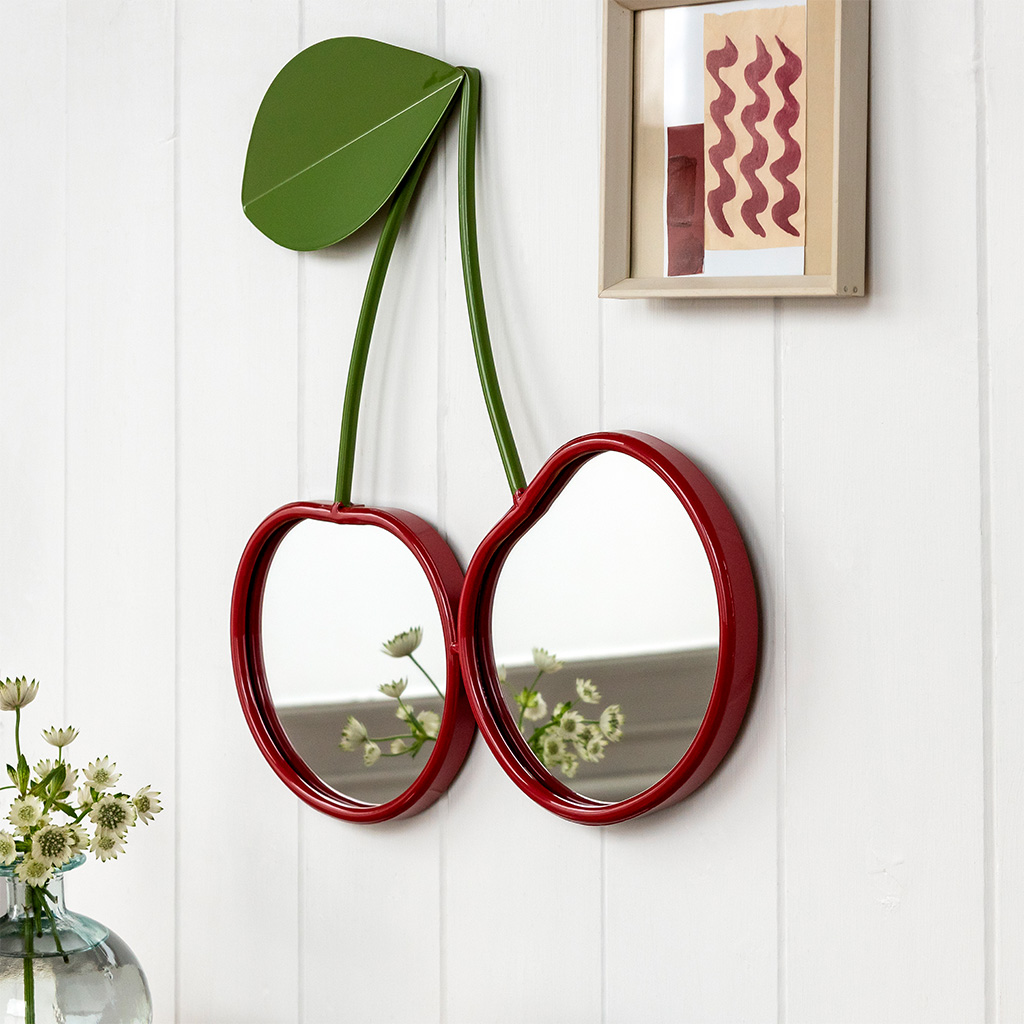 wall mirror - cherry