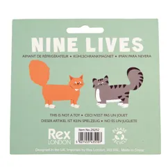 fridge magnet - nine lives fridge magnet - nine lives
