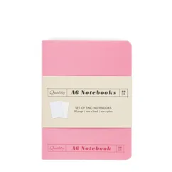 a6 notebooks (set of 2) - pinks a6 notebooks (set of 2) - pinks