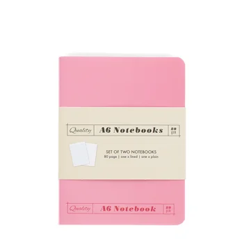 a6 notebooks (set of 2) - pinks a6 notebooks (set of 2) - pinks