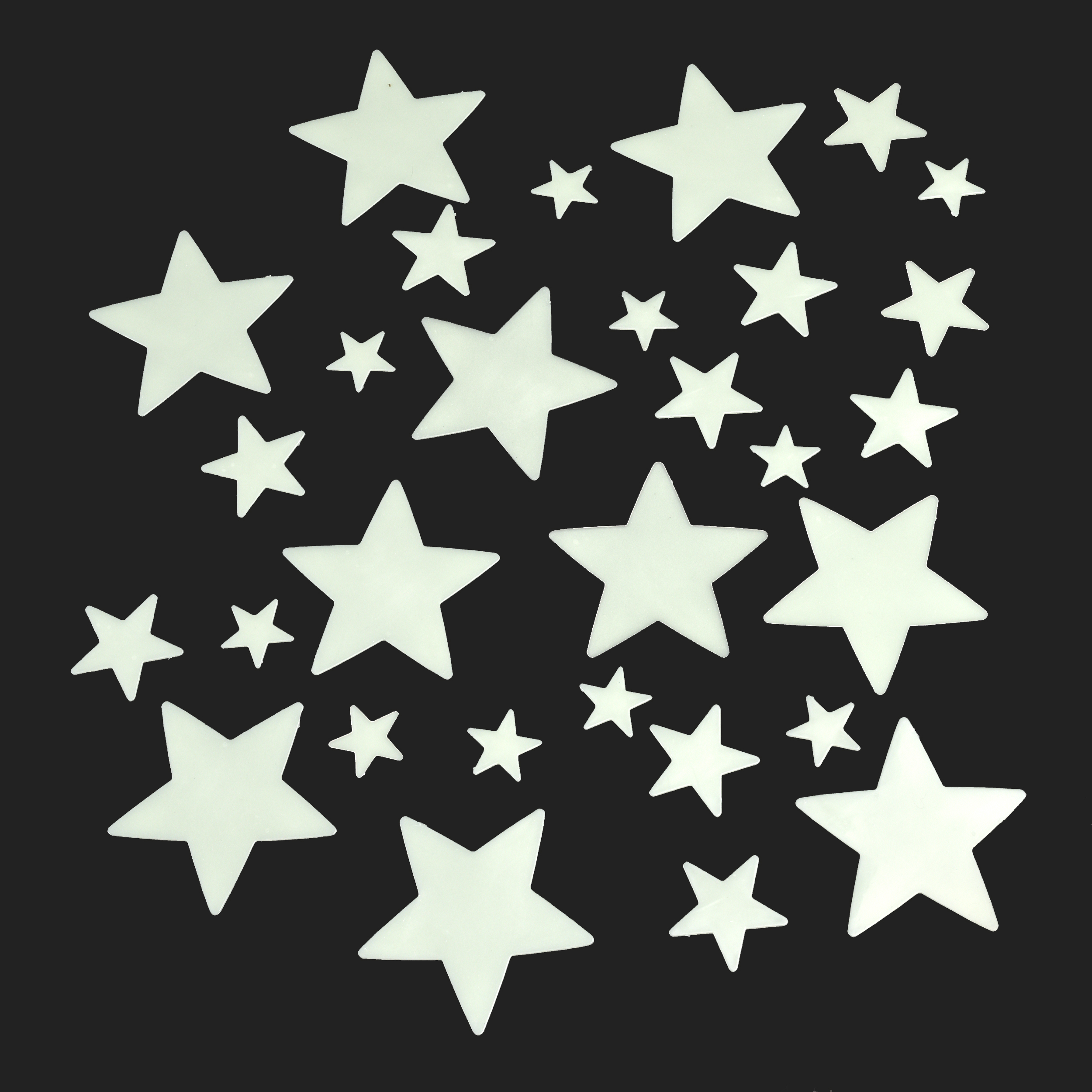 glow in the dark stars (box of 30)