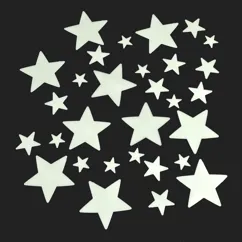 boite de 30 étoiles phosphorescentes