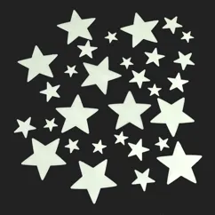 glow in the dark stars (box of 30) glow in the dark stars (box of 30)