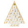 wooden advent calendar - christmas tree