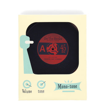 set de 6 dessous de verre "45 tours"