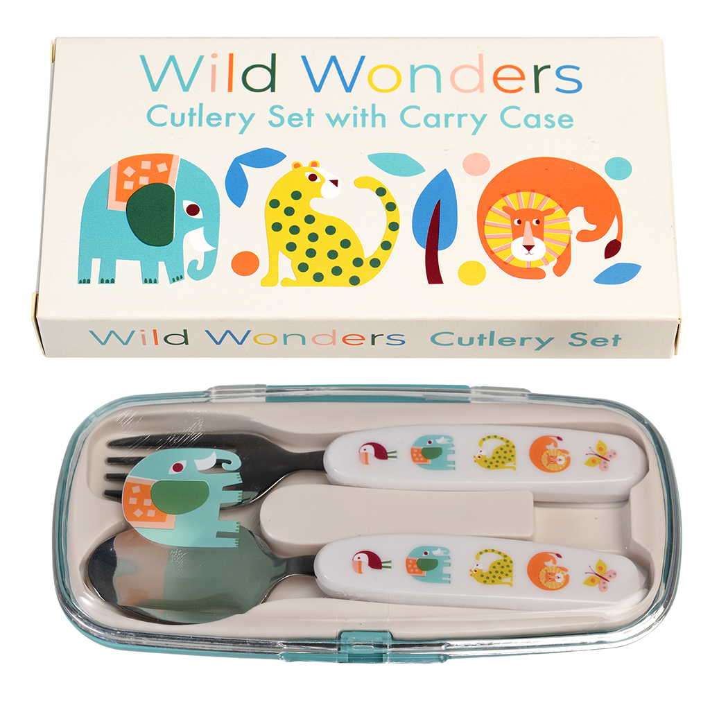 children's cutlery set - wild wonders