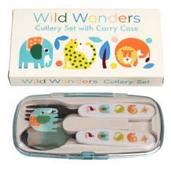 children's cutlery set - wild wonders children's cutlery set - wild wonders